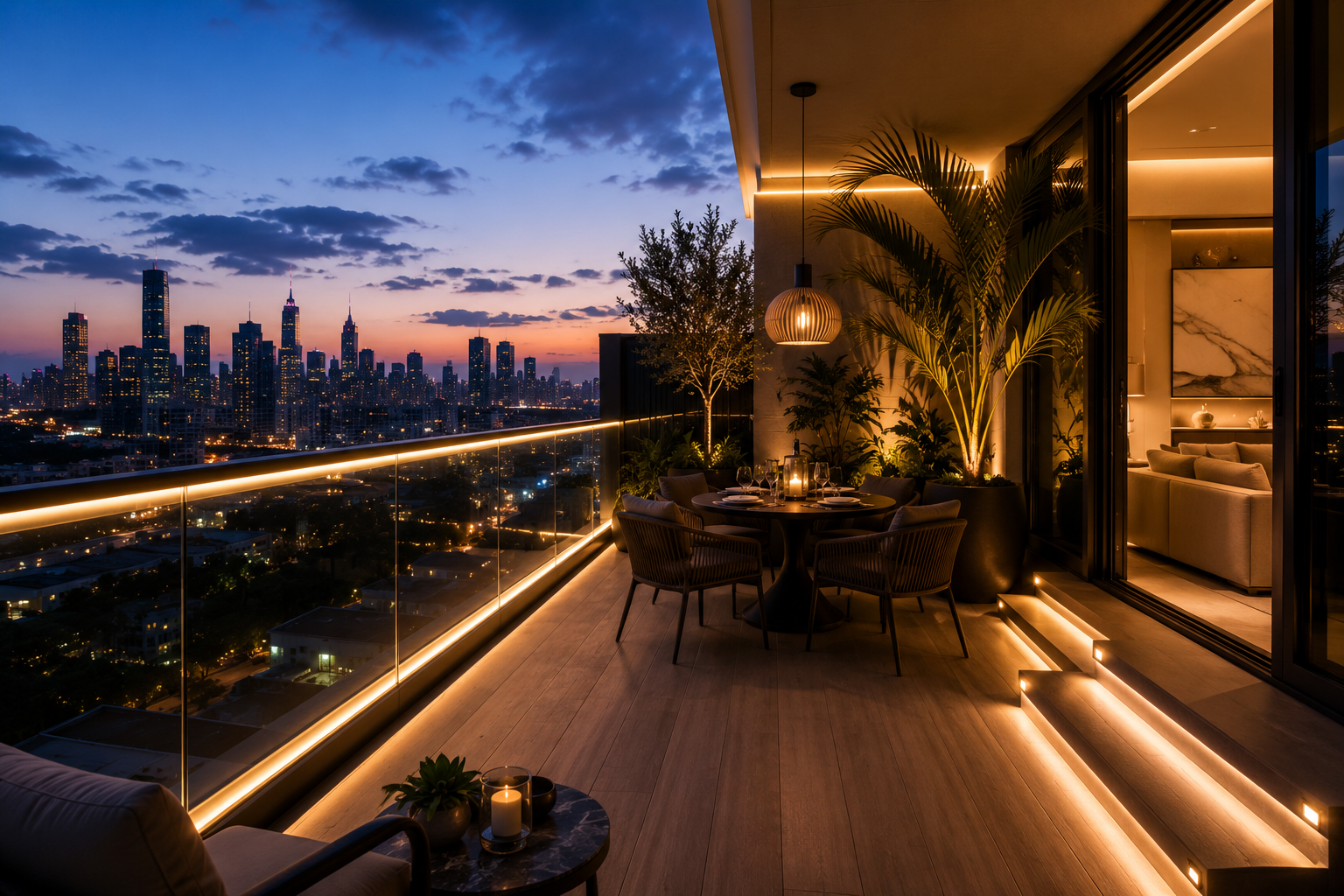 Outdoor lighting installation Abu Dhabi